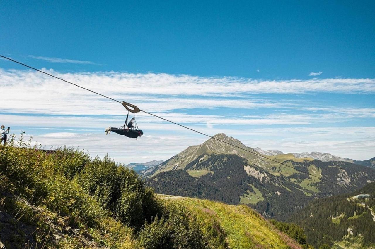 Hotel Les Triolets Chatel Luaran gambar